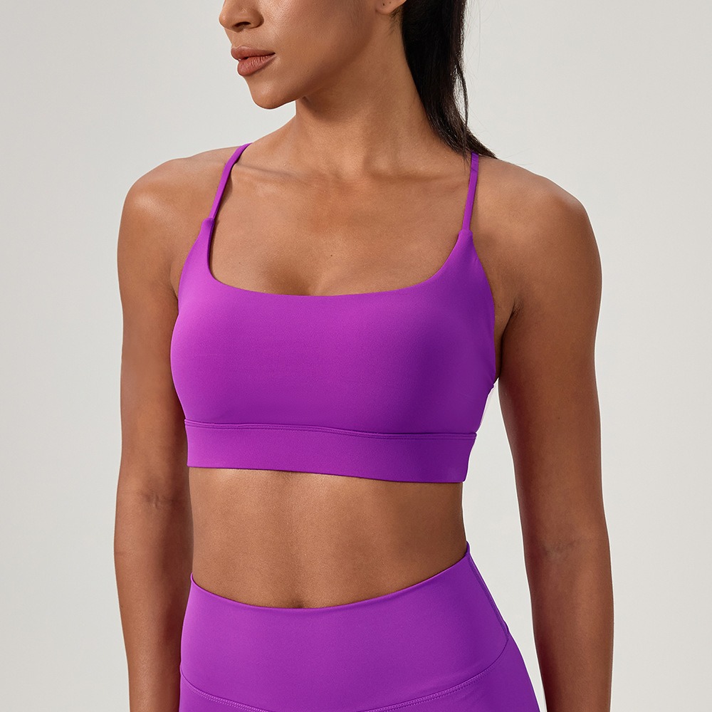 Sports Bra Racerback - Kadın Seksi Yoga Sutyen Çapraz Askı