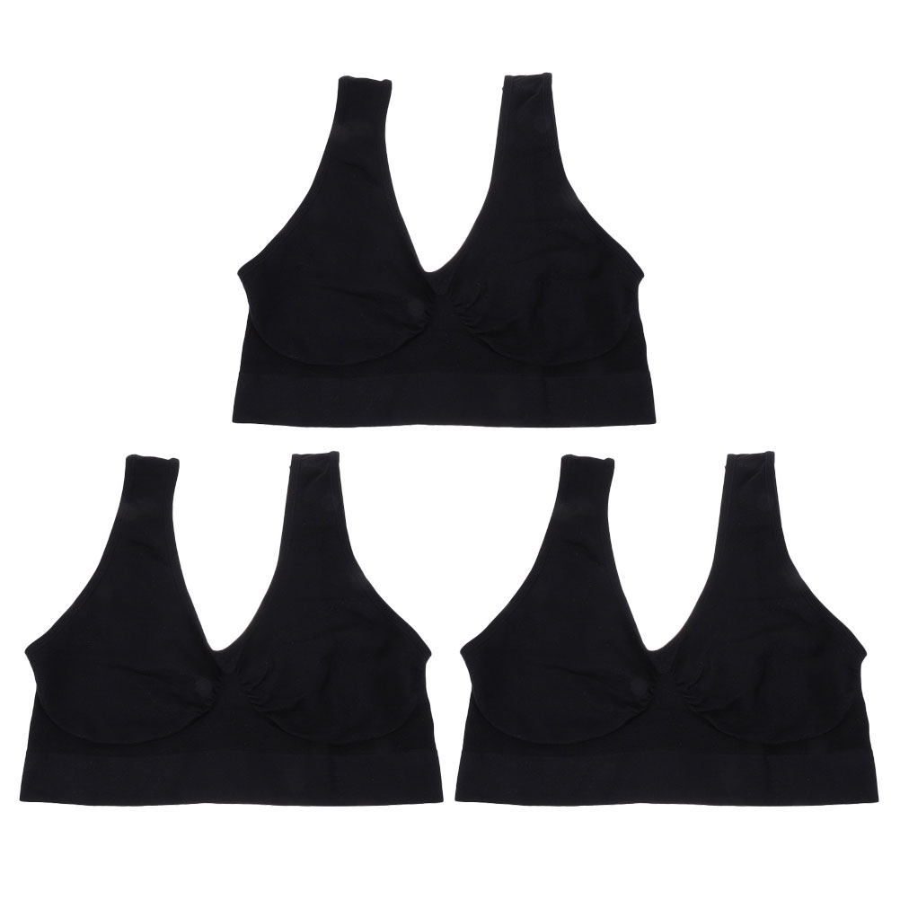 Wirefree Bra Comfort - 3 adet Yoga Spor Sütyeni Dikişsiz
