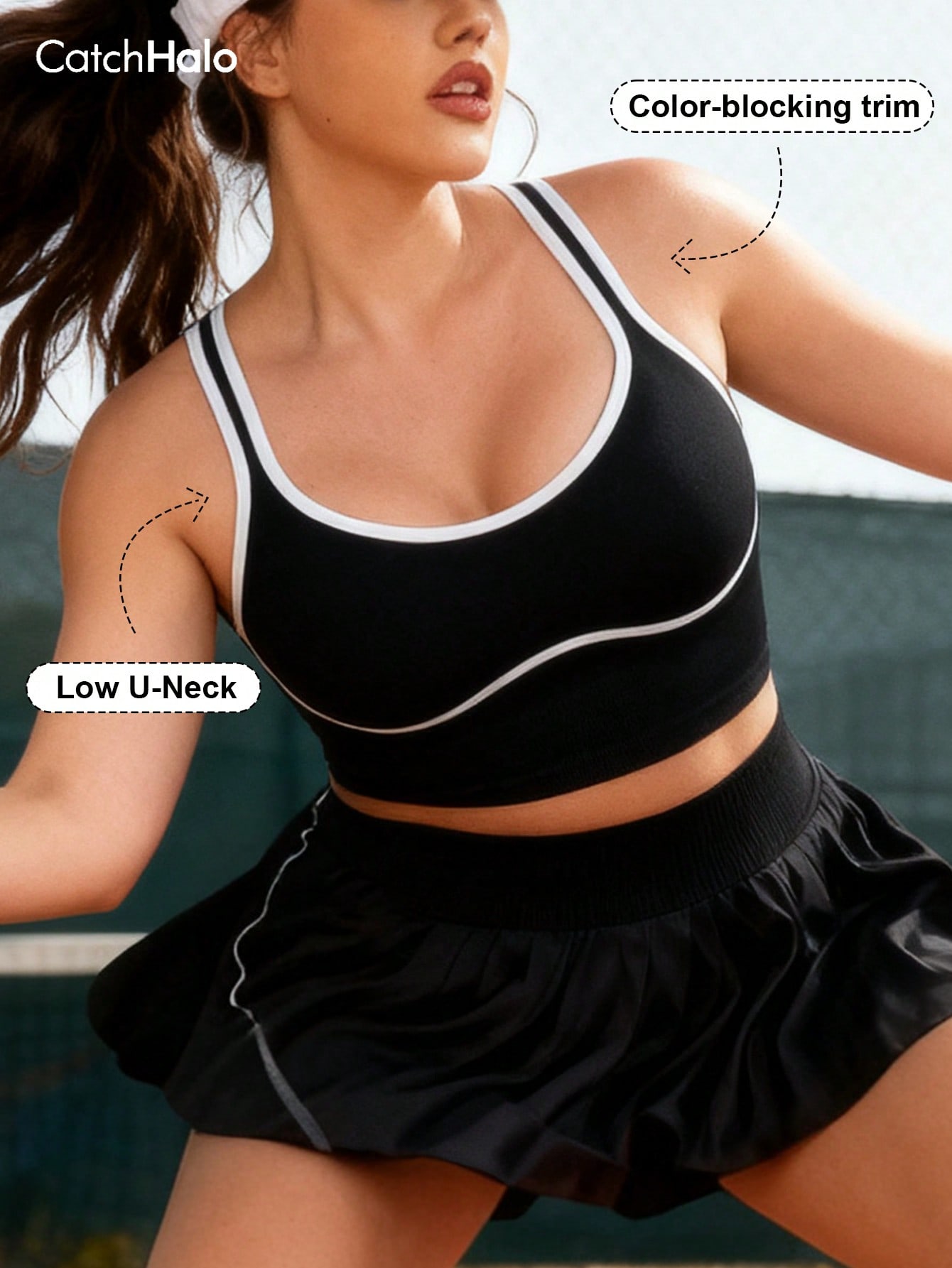 Kadın Büyük Beden Dikişsiz Bra - Sports Bra Racerback incelemesi ve fiyatı
